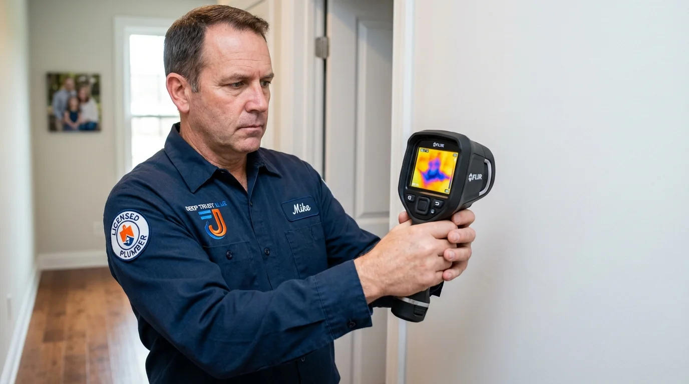 Thermal imaging leak detection by Johns Plumbing LLC in Belzoni